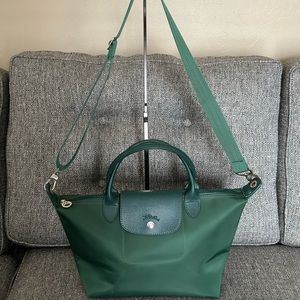 Longchamp Le Pliage Neo Nylon 1512 Green Crossbody/Tote Small bag